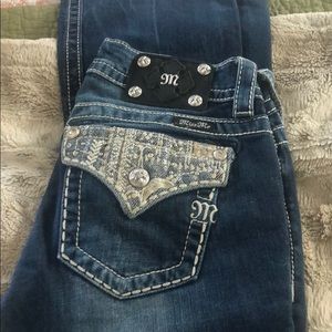 Ladies Miss Me Signature boot jean size 26